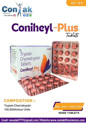 Trypsin-Chymotrypsin 100,000Armour Units Tablets