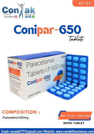 Paracetamol 650mg tab