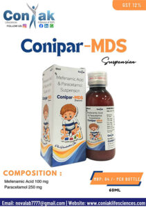 Paracetamol 250MG+ Mefenamic acid 100mg (Monocartoon)