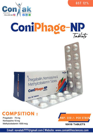 Pregabalin, Nortriptyline and Methylcobalamin Tablets