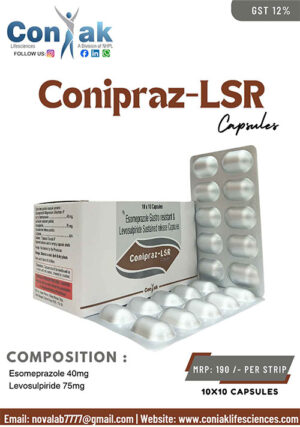 Esomeprazole 40mg &Levosulpiride 75mg capsule