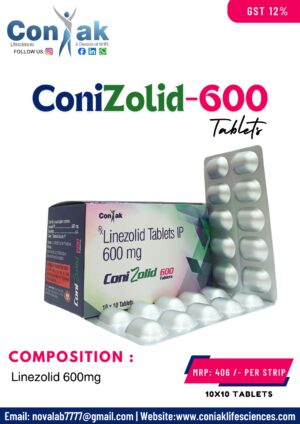 Linezolid Tablets 600 mg