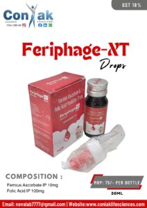 Ferrous Ascorbate 30mg+folic Acid 550mcg+ Zinc 22.5mg drop