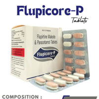 Flupirtine maleate 100mg+Paracetamol 325mg tablets