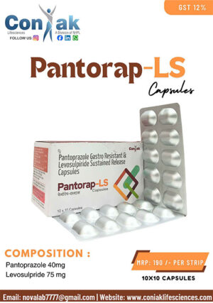 Pantoprazole 40mg+Levosulpride 75 mg cap