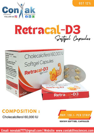 Cholecalciferol 60,000 i.u Softgel cap