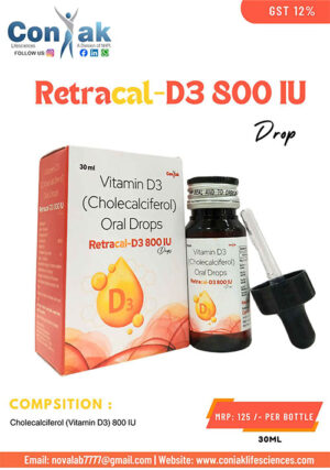 Cholecalciferol( vit D3) 800 I.U Drop