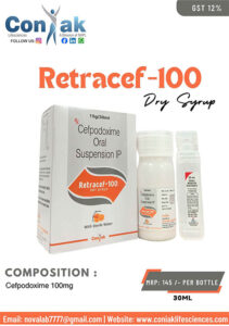 Cefpodoxime 100mg/5ml dry syp (Monocartoon)