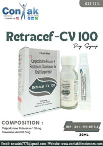 Cefpodoxime 100mg+Clavunate 28.50mg (Monocartoon)
