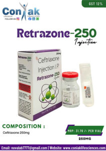 Ceftriaxone 250mg Injection
