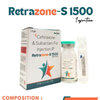 Ceftriaxone 1000mg+Sulbactam 500mg Injection