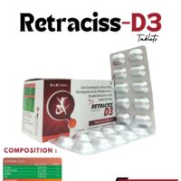 Cissus Quadrangularis, Calcium Citrate Malate, Vitex Negundo, Boswellia Serrata, Withania Somnifera and Vitamin D3 Tablets