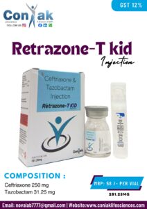 Ceftriaxone and Tazobactum Injection