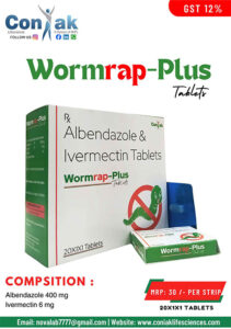 Albendazole 400mg+Ivermectin 6mg tab