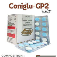 Glimepiride 2mg, Pioglitazone 15mg and Metformin 500mg Tablets