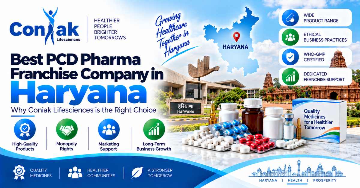 Best PCD Pharma Franchise Company in Haryana – Coniak Lifesciences
