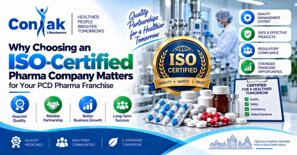 ISO Certified Pharma Company for PCD Pharma Franchise – Coniak Lifesciences