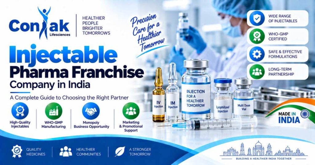 Injectable Pharma Franchise Company in India – Coniak Lifesciences
