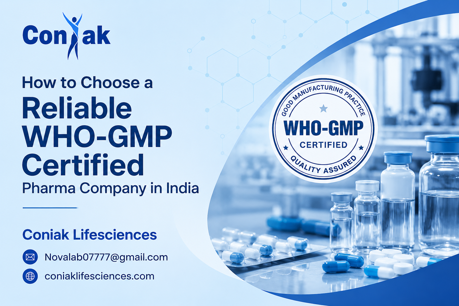 How to Choose a Reliable WHO-GMP Certified Pharma Company in India
