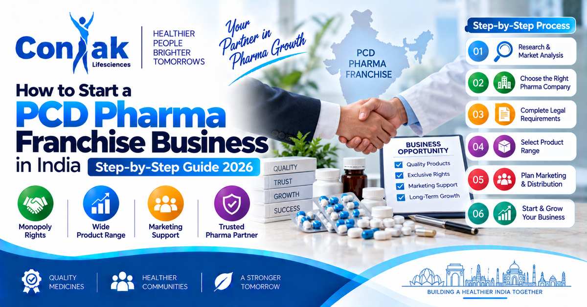 How to Start a PCD Pharma Franchise Business in India – Step-by-Step Guide 2026