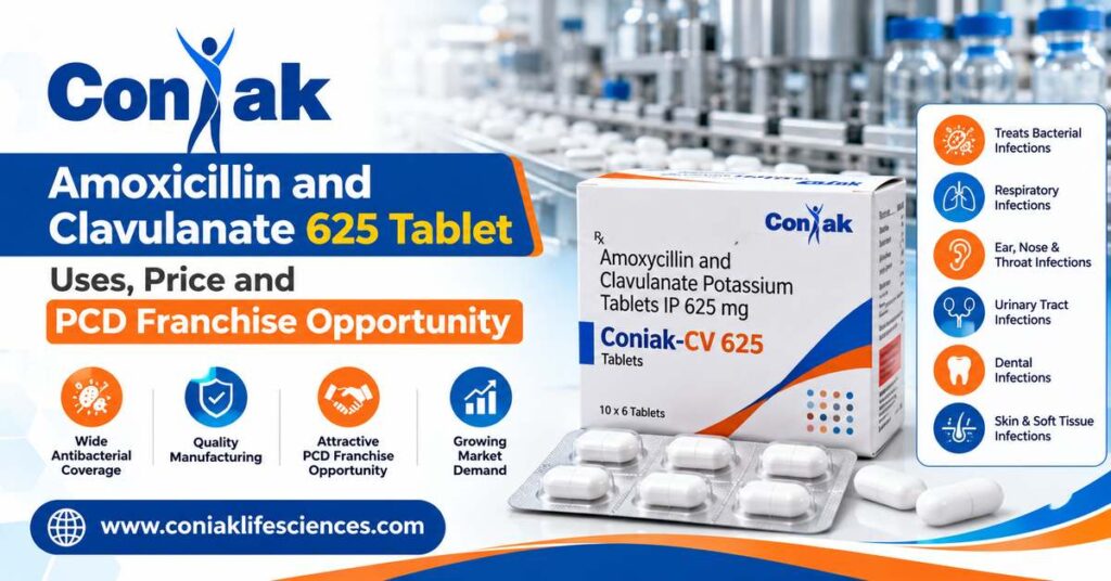 Amoxicillin and Clavulanate 625 Tablet